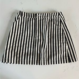 Emory Park Striped Mini Skirt